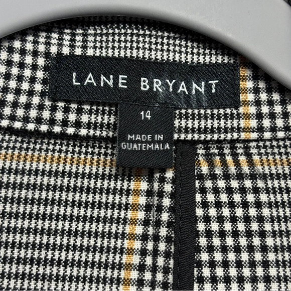 Lane Bryant Plus Size Double Breasted Blazer in Bastille Plaid Check size 14 - Picture 7 of 13